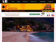 Tablet Screenshot of garciarentals.com